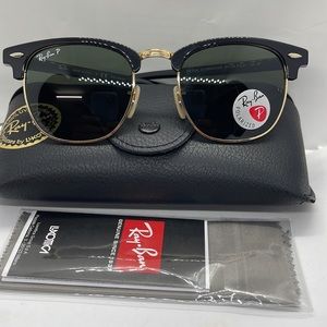 BNIB Ray ban 3016 Club master polarized sunglass
